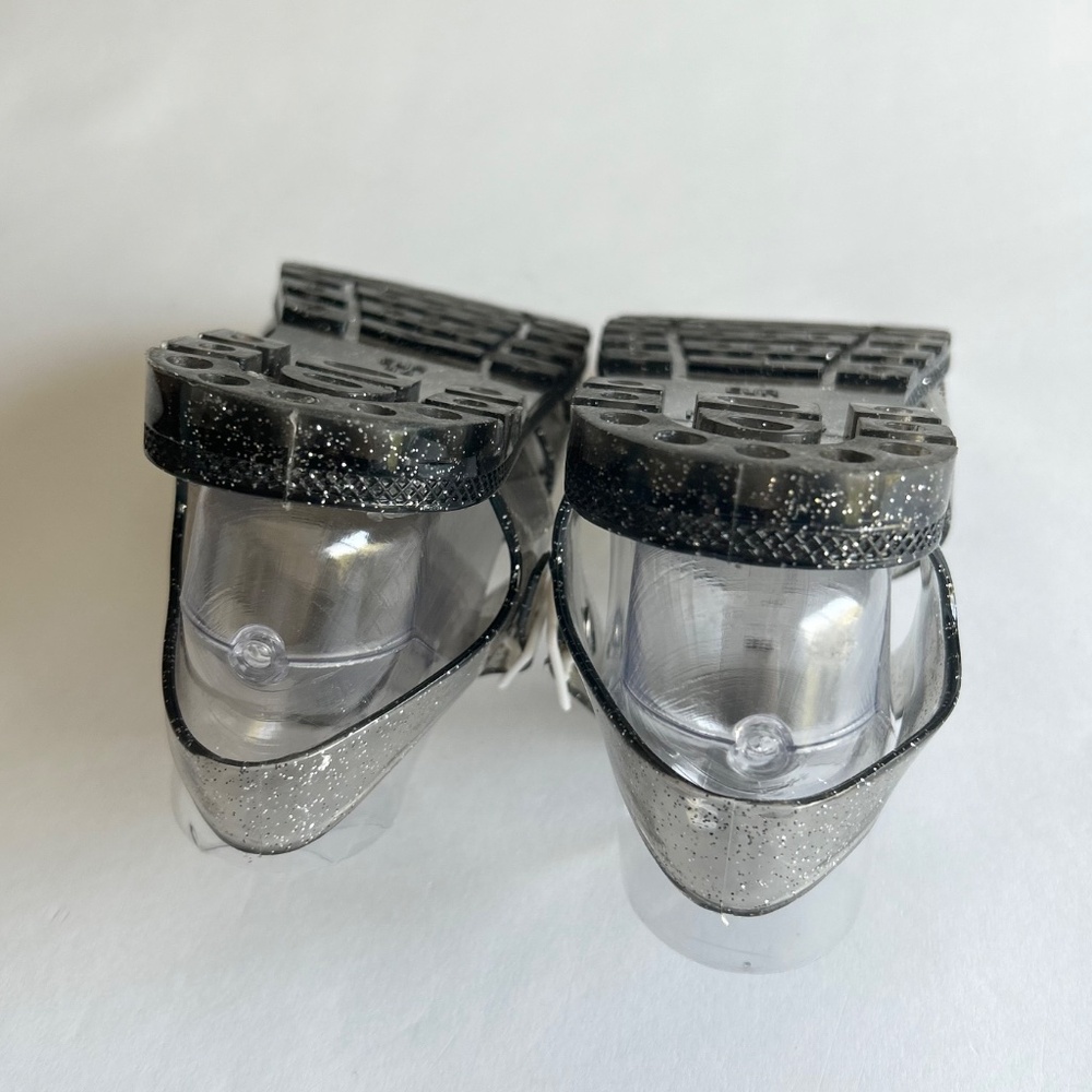 Unbranded Transparent Silver Jelly Ankle Strap Sandals size 6 - Picture 11 of 14